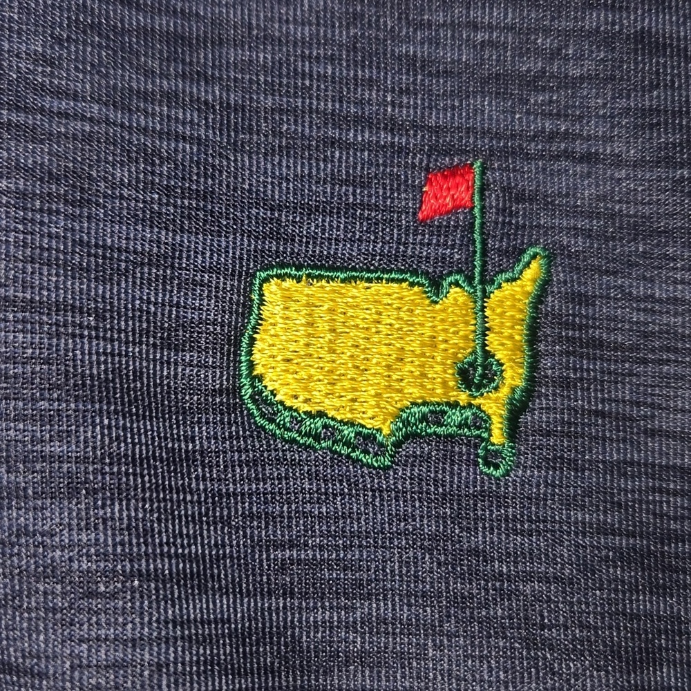 Magnolia Lane-Tech Masters Golf Polo Shirt Short Sleeve Heather Blue-Size 1X - Picture 7 of 17